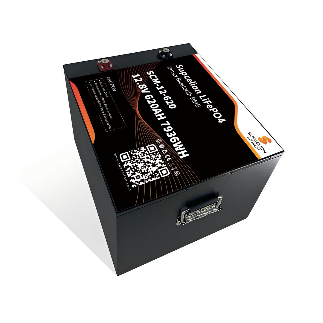 Supcelion 12.8V 620Ah Lithium Battery with Bluetooth