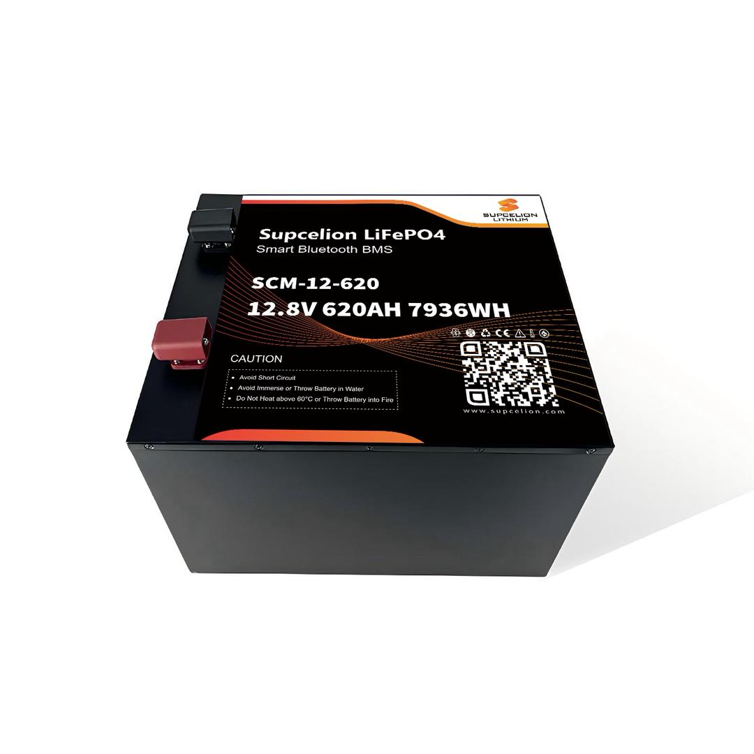 Supcelion 12.8V 620Ah Lithium Battery with Bluetooth