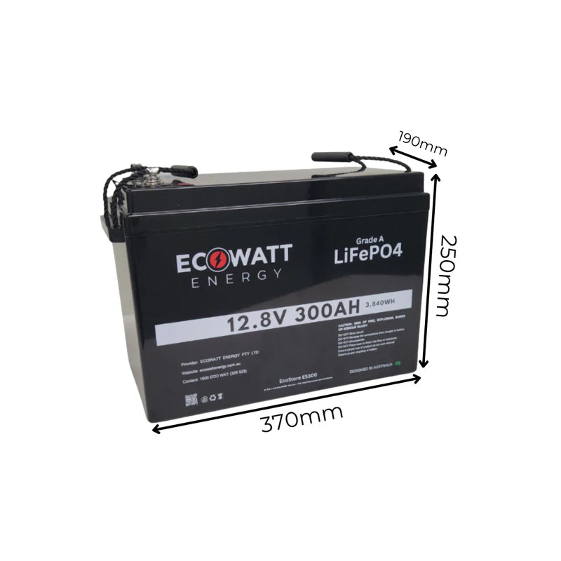 Ecowatt EcoStore 300Ah 12V LiFePO4 Battery
