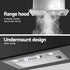 Devanti 520mm Range Hood 52cm Rangehood Stainless Steel