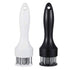 Meat Tenderizer Set with Stainless Steel Needles – 2-Piece Kitchen Tool for Marinating & Cooking Beef, Chicken, Pork, Fish (Black & White)