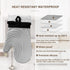 Premium Silicone Oven Mitts – Heat Resistant Up to 500°F, Non-Slip Grip, Easy to Clean, Food Grade & BPA-Free, Ideal for Grilling, Baking, Cooking, Microwave Use (Grey)