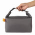 Foldable Lunch Bag – Reusable Insulated Cooler Tote with Waterproof Zipper, Leak-Proof Design, Lightweight & Compact, Ideal for Work, School, Picnic, Travel (Grey)