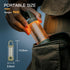 Rechargeable LED Camping Lantern Flashlight: 6 Modes, USB-C, Portable for Hiking, Emergency, Night Walking & Outdoor Adventures（green）
