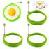 4 pcs silicone egg ring, egg rings non-stick, egg cooking rings, perfect fried shape or pancake rings