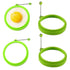 4 pcs silicone egg ring, egg rings non-stick, egg cooking rings, perfect fried shape or pancake rings