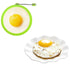 4 pcs silicone egg ring, egg rings non-stick, egg cooking rings, perfect fried shape or pancake rings