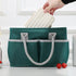 Insulated Lunch Bag, Large Capacity Lunch Bag, Cooler Bag With Multiple Pockets For Office Work, Picnic Shopping (DArk