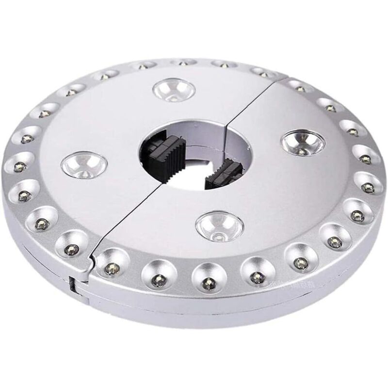 Camping Lights, LED Cordless Patio Umbrella Lights 3 Levels Dimmer Cordless Slide Light With 28 Super Bright LEDs For