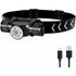 H330 Headlamp, 1500 Lumens Rechargeable LED Headlamp, Ip66 Waterproof Head Torch, 5 Lighting Modes For Cycling Camping