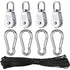 Parts Stainless Steel Pulley, Single Lifting Pulley With ROpe For ROpes Camping Hiking