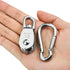 Parts Stainless Steel Pulley, Single Lifting Pulley With ROpe For ROpes Camping Hiking