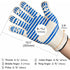 Bbq Gloves, 350°C Heat Resistant Double Oven Gloves, Non-Slip Silicone Bbq Gloves For Cooking Welding, Grilling,
