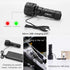 30000-100000 Lumen High Power LED Flashlight Waterproof Ultra Bright, 3 Modes High Brightness Usb Rechargeable