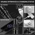 Rechargeable 50,000 lumen flashlight, long range, ultra-bright USB-C LED, long battery life, 5 modes, powerful zoomable flashlights, for emergencies, hiking and camping.