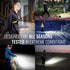 Running light - Chest lamp - Running chest light - Chest walker - USB rechargeable - Running vest - IPX4 waterproof