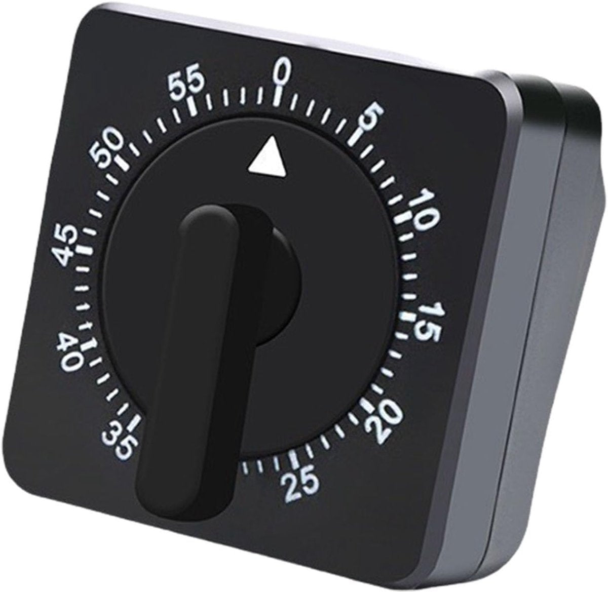 Kitchen Timer - Analog Kitchen Timer - Mechanical Kitchen Timer - 60 Minutes - Kitchen Gadget - Timer - Cooking Timer - Kitchen Tool - Suitable for Baking, Pastry, Cooking Eggs - Black