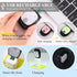 Clip-on outdoor running light, LED flashlight, USB rechargeable, reflective plastic safety light, accessory for running/training/racing.
