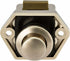 Push button for camper van - Locking button for shutter door - for camping RV, motorcycle, caravan, 5 pieces (nickel)