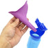 Compact, foldable travel urinal - blue - 750ml