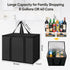 Insulated bag - Set of 2 reusable and insulated grocery bags - Insulated bag - Lunch bag - Picnic bag - Foldable insulated bag - Large, sturdy insulated bag