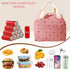 Women's Insulated Lunch Bag - Pink Insulated Bag for Work and School