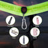 Running light - Chest light - Sports running light - Chest walking light - USB rechargeable - Running vest