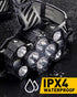 Headlamp - Rechargeable LED Headlamp - 10 LEDs - Extra powerful - 1000 lumens - 150-meter beam distance - Adjustable