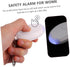 Alarm - Personal Alarm - Alarm Keychain - Powerful SOS Siren Button for Women - Anti-kit - Compact and User-Friendly Keychain Alarm with LED Light (White)