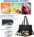 15.6 Inch 2-in-1 Insulated Leak-Proof Cooler Laptop Bag and Handbag, Black