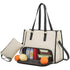 15.6 Inch 2-in-1 Insulated Leak-Proof Cooler Bag with Laptop Compartment, Beige