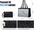 15.6 Inch 2-in-1 Insulated Leak-Proof Cooler Bag with Laptop Compartment, Beige