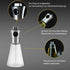 Stainless Steel and Glass Oil Spray Bottle 200 ml, Conical Design for Cooking Grilling Baking