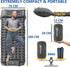 10cm Self-inflating Mattress, Blue, Waterproof Lightweight Tear-Resistant for Camping Beach Hiking with Foot Pump