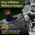 10cm Self-inflating Mattress, Blue, Waterproof Lightweight Tear-Resistant for Camping Beach Hiking with Foot Pump