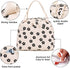 Insulated Corduroy Lunch Bag Cooler Leak-proof for Picnics and Work, 26cm