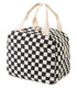 Insulated Corduroy Lunch Bag Cooler Leak-proof for Picnics and Work, 26cm