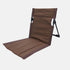 Foldable Beach Chair with Storage Bag, Collapsible Sun Lounger, Lightweight Camping Chair, Brown