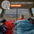 Universal Mosquito Net for Car Tailgate with Magnetic Attachment, Black, 210x165cm, Mosquito and Sun Protection for Camping and Motorhome Outdoors