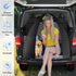 Universal Mosquito Net for Car Tailgate with Magnetic Attachment, Mosquito and Sun Protection, Compatible with Camping and Motorhome Outdoors, 180x150cm, Black