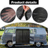Magnetic car trunk mosquito net 210X165cm, compatible with most vehicles for ventilation and insect protection, camping and fishing