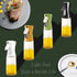 1PC Oil Spray 220 ml, BPA-free Glass Bottle for Cooking & Grilling, Even Spray, Compatible with Oil and Vinegar, Orange