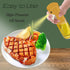1PC Oil Spray 220 ml, BPA-free Glass Bottle for Cooking & Grilling, Even Spray, Compatible with Oil and Vinegar, Orange