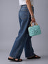 Insulated Lunch Bag Blue, Portable Small Cooler Bag for Food, Reusable for Office Gym Beach Travel