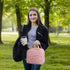 Portable Insulated Lunch Bag Reusable Cooler for Food Office Gym Beach Travel, Pink