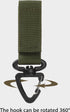 Bottle Hanger | Swivel Buckle | Nylon Outdoor Buckle | Camping Accessory | Carabiner Keychain | Green