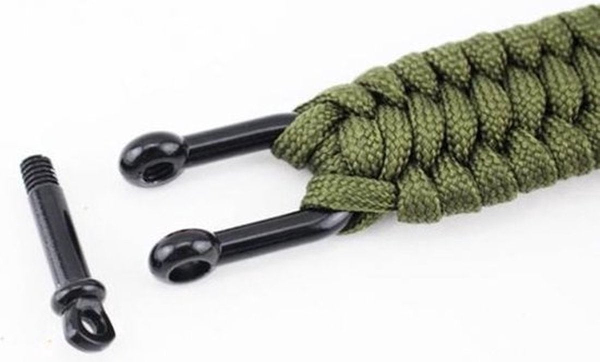 Paracord Survival Bracelet I Paracord Survival Bracelet I Extra Strong I Brown