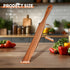 Slim wooden Spurtle - Sourdough spatula for baking and cooking - Smooth wooden finish - 28 cm Spurtle spoon for starter, flour and mixing - Natural wooden Spurtle spatula