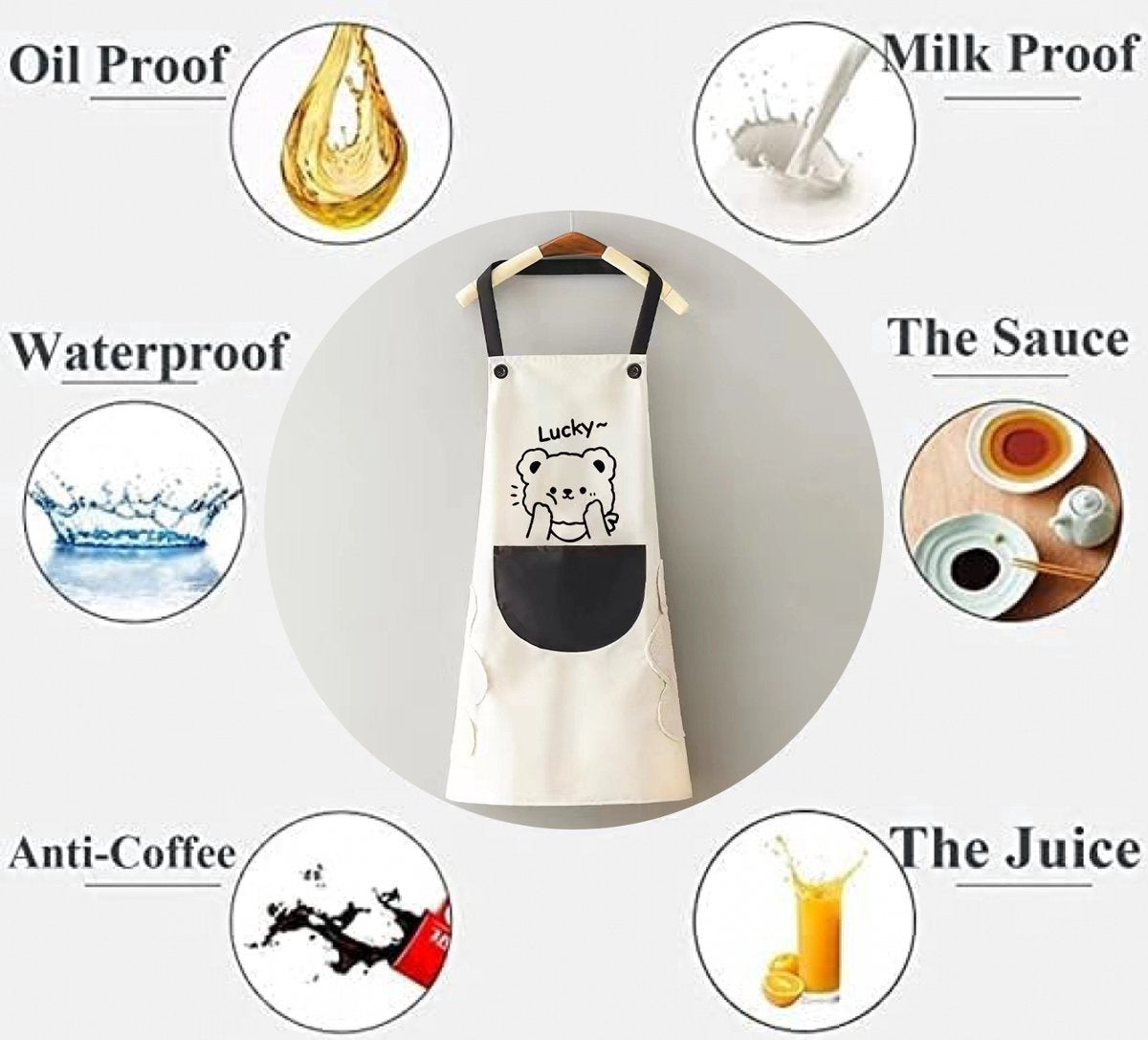 Kitchen Apron - 2 Pieces - Professional Cooking Apron - For Ladies and Gentlemen - Hospitality Apron - Easily Adjustable - Pottery Apron - Painting Apron - Crafts - For Men's Workshop - Denim Apron - Bartenders - Carpenter's Apron - Barbecue Aprons - Kitc