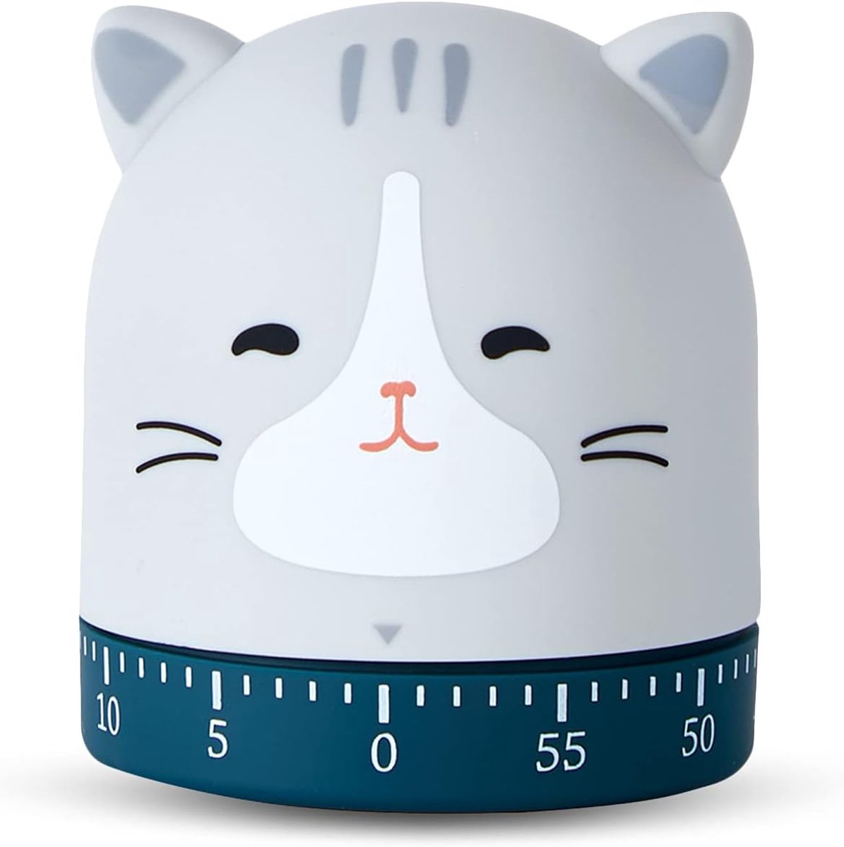 Kitchen Timer - Creative Cat Shape Digital Timer - High Quality Egg Timer - Portable BBQ Timer - Multifunctional Egg Timer - Egg Timer - Egg Alarm - Cooking Timer - Kitchen Timer - Mechanical Countdown - For Baking/Cooking/Learning